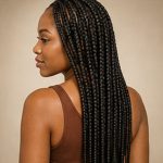 Box Braids, mittlere Stärke, lange Ausführung