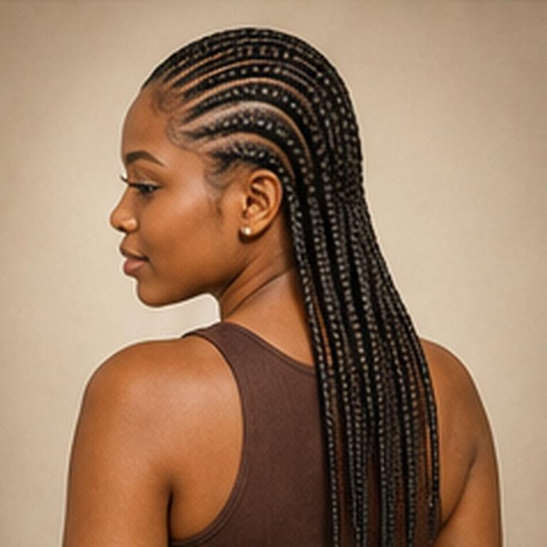 Feed-in Braids, fein geflochten, Standardlänge